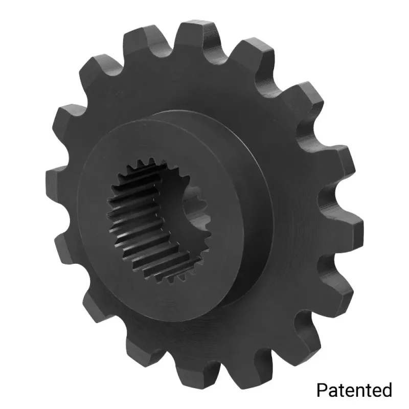 0 1227 pitch 16 tooth nylon servo sprocket w 25 tooth spline