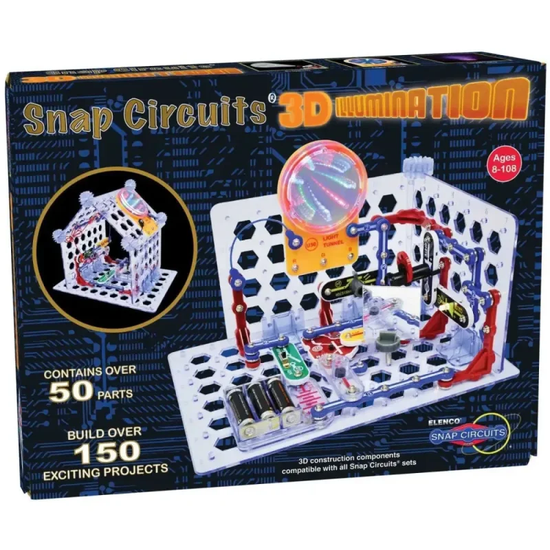 3d illumination snap circuits kit