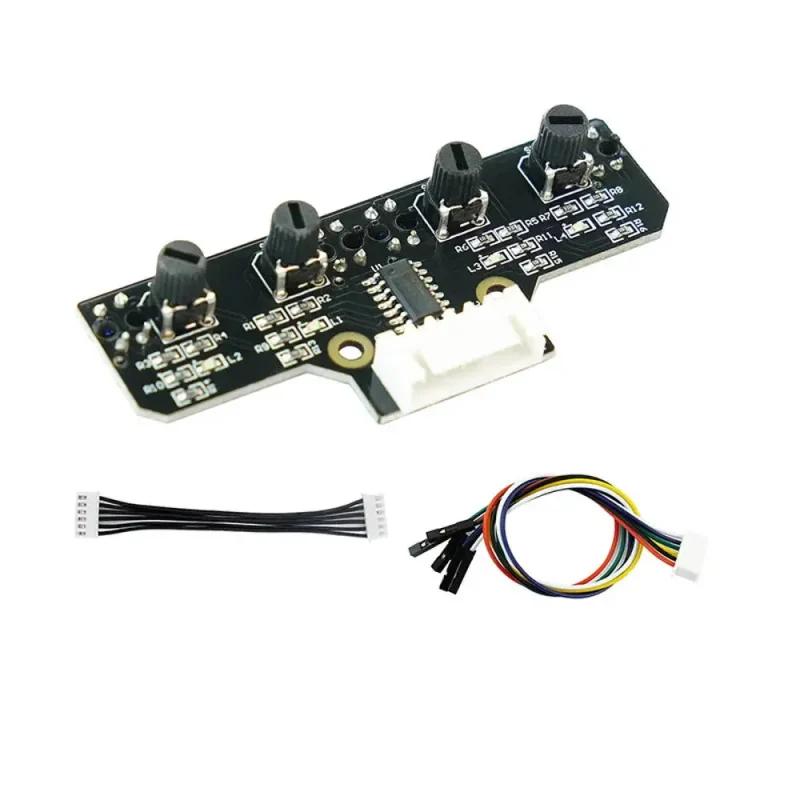 4 channel infrared tracking sensor module xh2 54 6pin yahboom