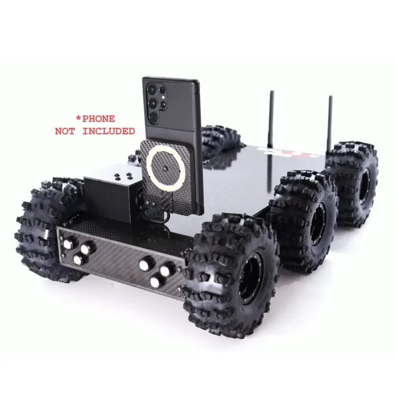 6wd t carbon fiber robotics inspection platform