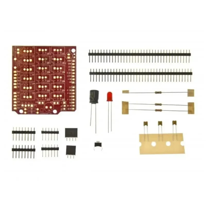 arduino ground voltage signal shield solarbotics