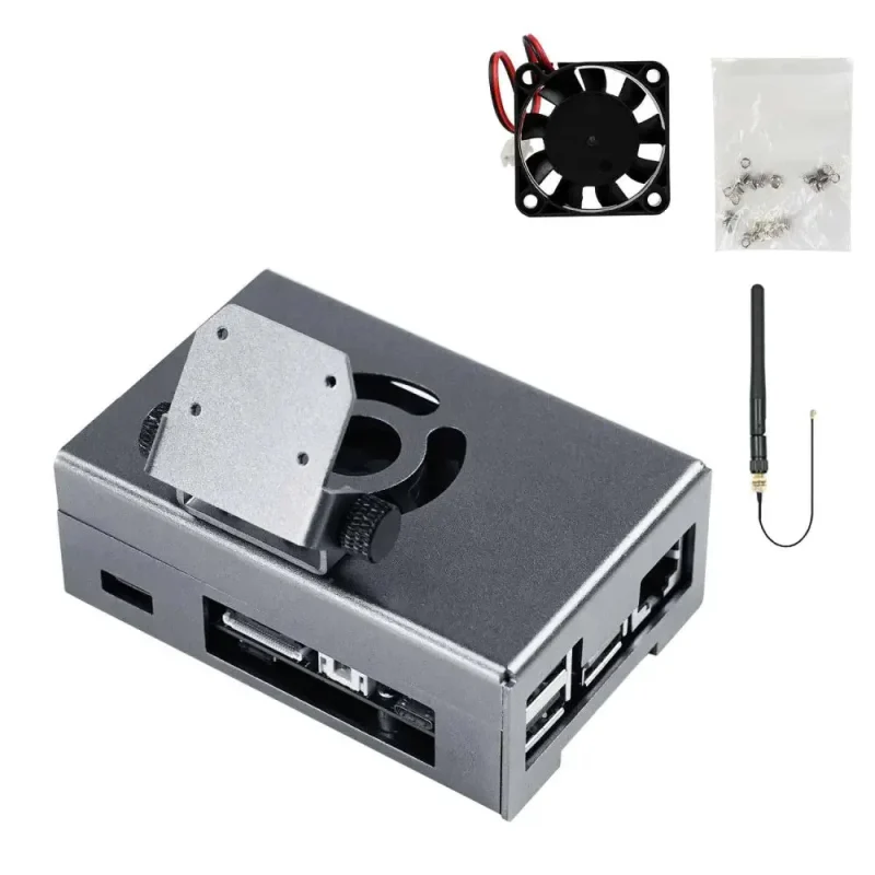 rdk x3 aluminum case w cooling fan camera bracket