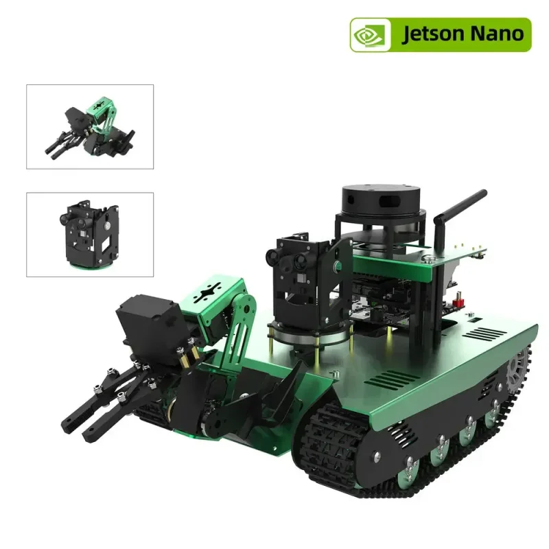 yahboom transbot jetson nano ai robot with hd camera 3 dof arm board not included