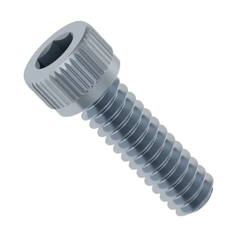 zinc plated 6 32 unc socket screws 7 16 l 25 pack